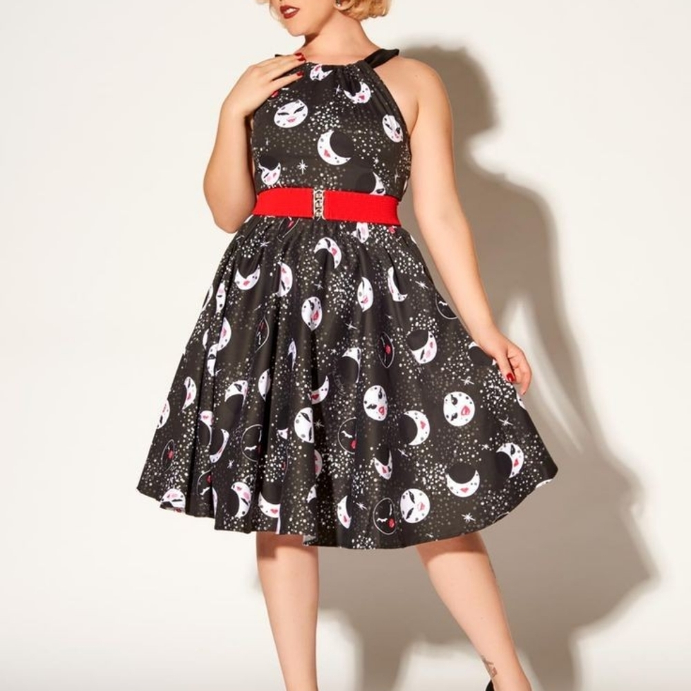 Pinupgirl Clothing Moon Maiden Harley Dress